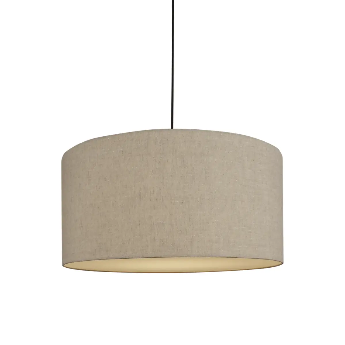 Pendel Soft Ø60 linne natur/metallic bronze