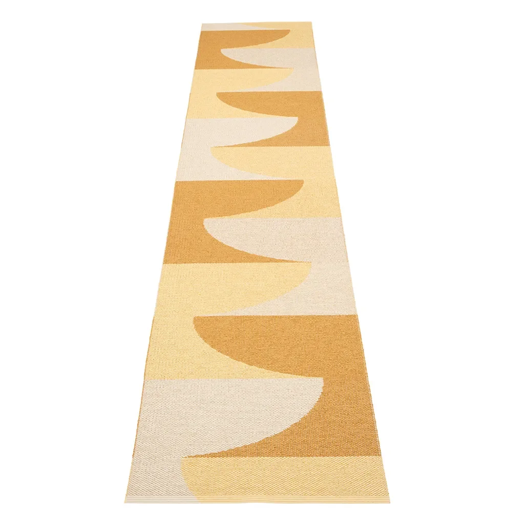 Hill matta Ochre/Pale yellow/Cream 70 x 360cm