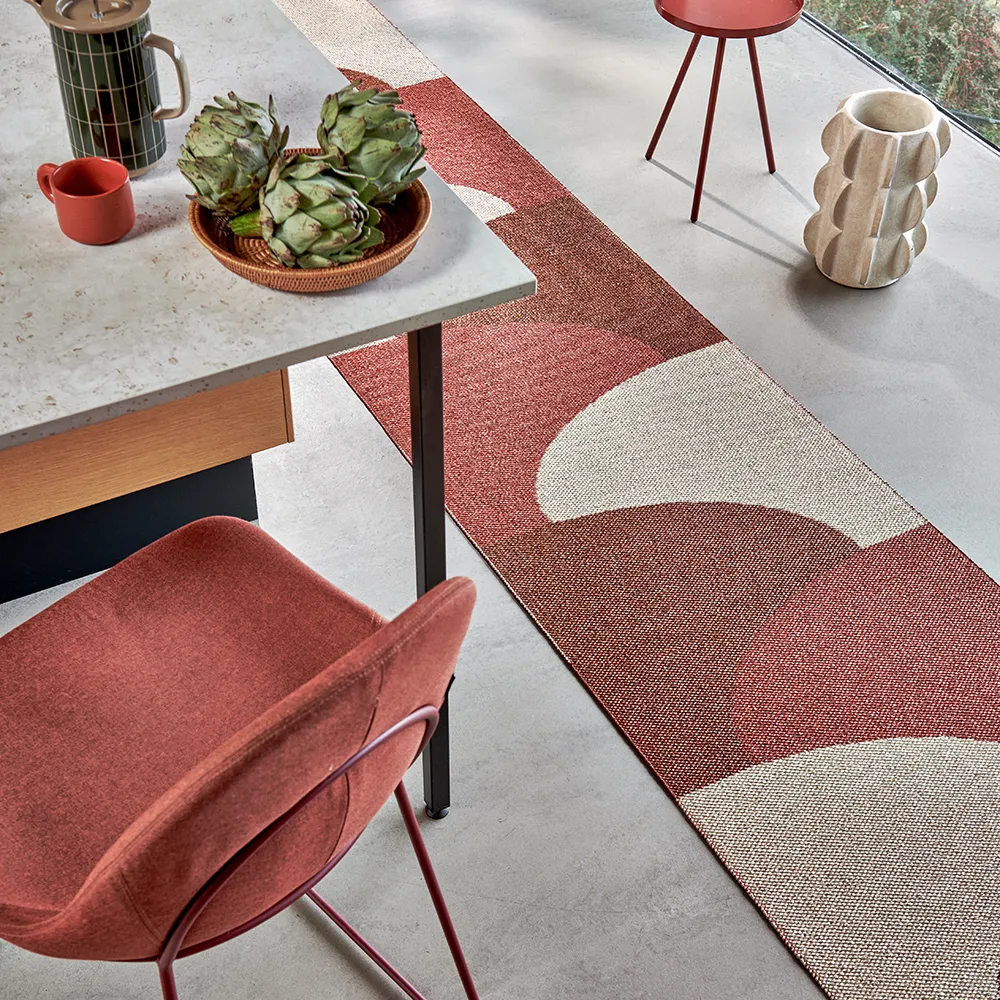 Hill matta Brick/Rust/Cream 70 x 180cm