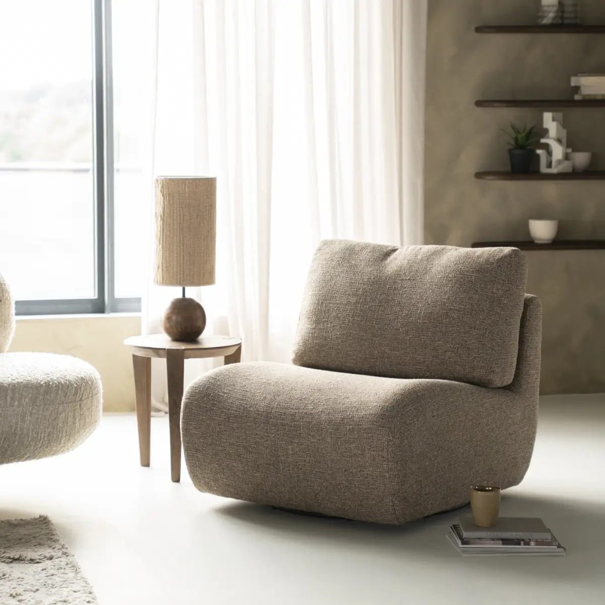 Lucia Loungestol - taupe Donna