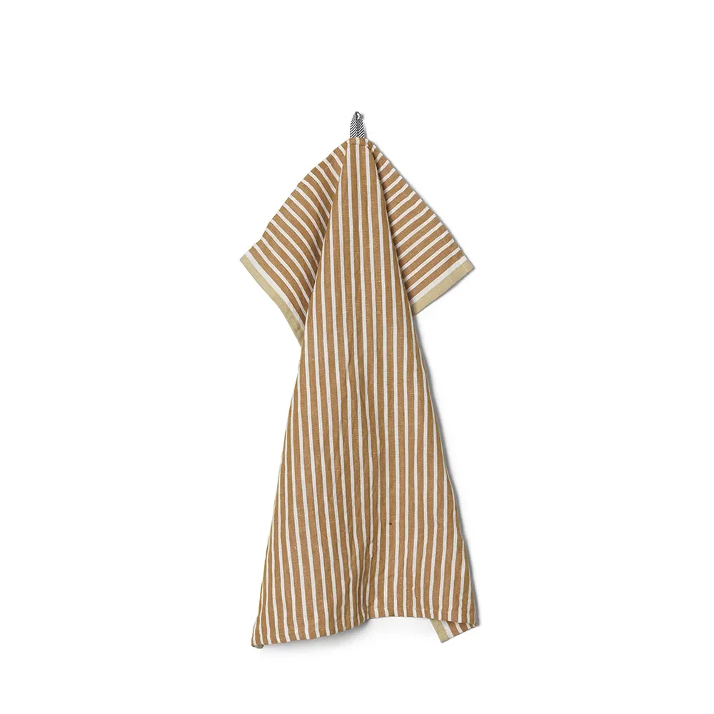 Kökshandduk Hale  Golden Brown/Silver Fern