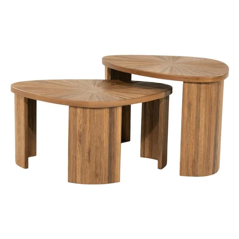 Tala ( set of 2) 69x49x42 cm / 69x49x34 cm teak natur