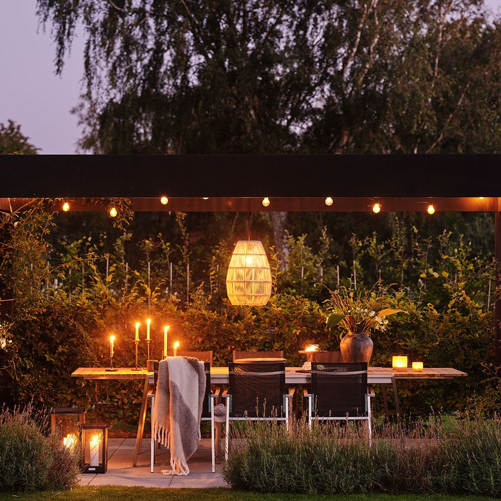 Naos matstol natur/grå teak 