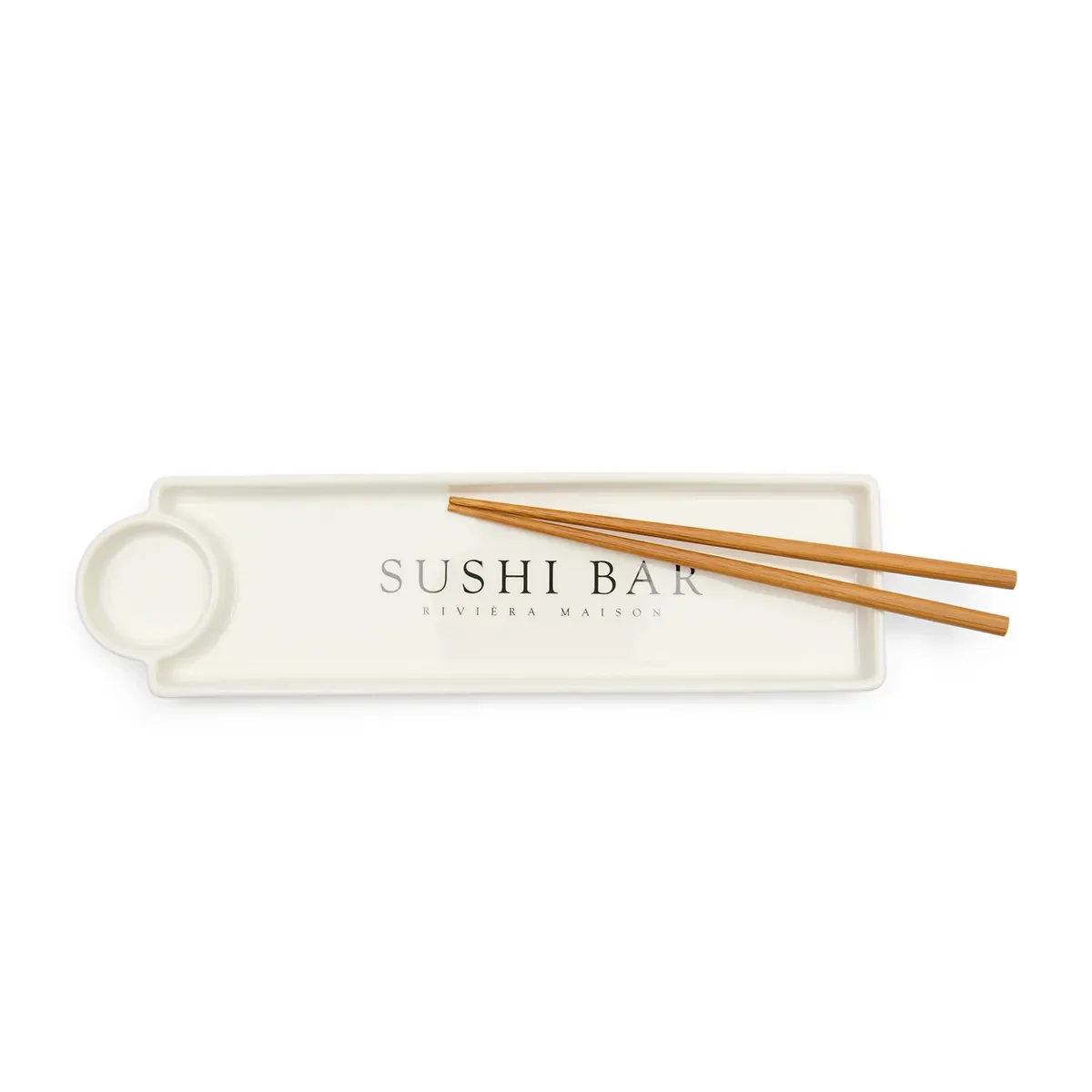 Tallrik Sushi Bar med ätpinnar