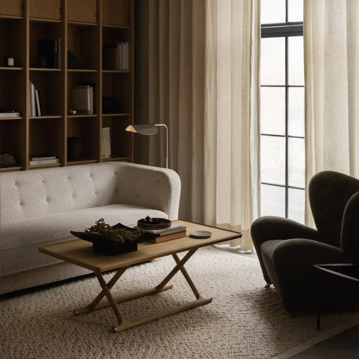 Gravel Rug, 170 x 240 cm - Ivory