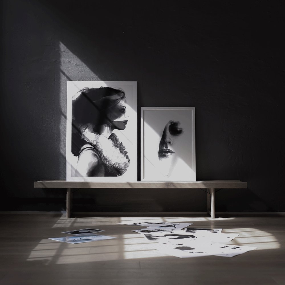 Anna Bülow poster Face 2 50x70 cm 