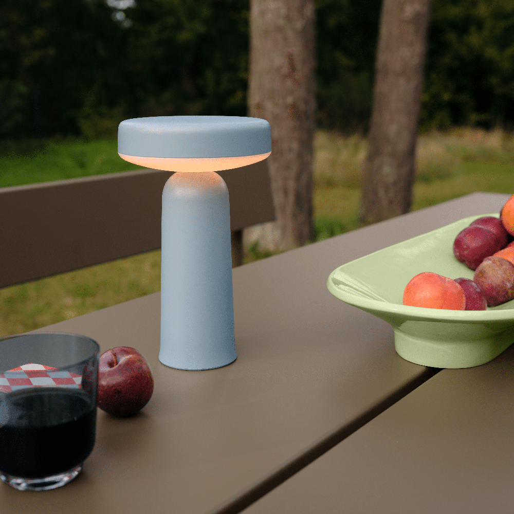 Rät stålbänk 170cm Linear Steel Burnt Orange