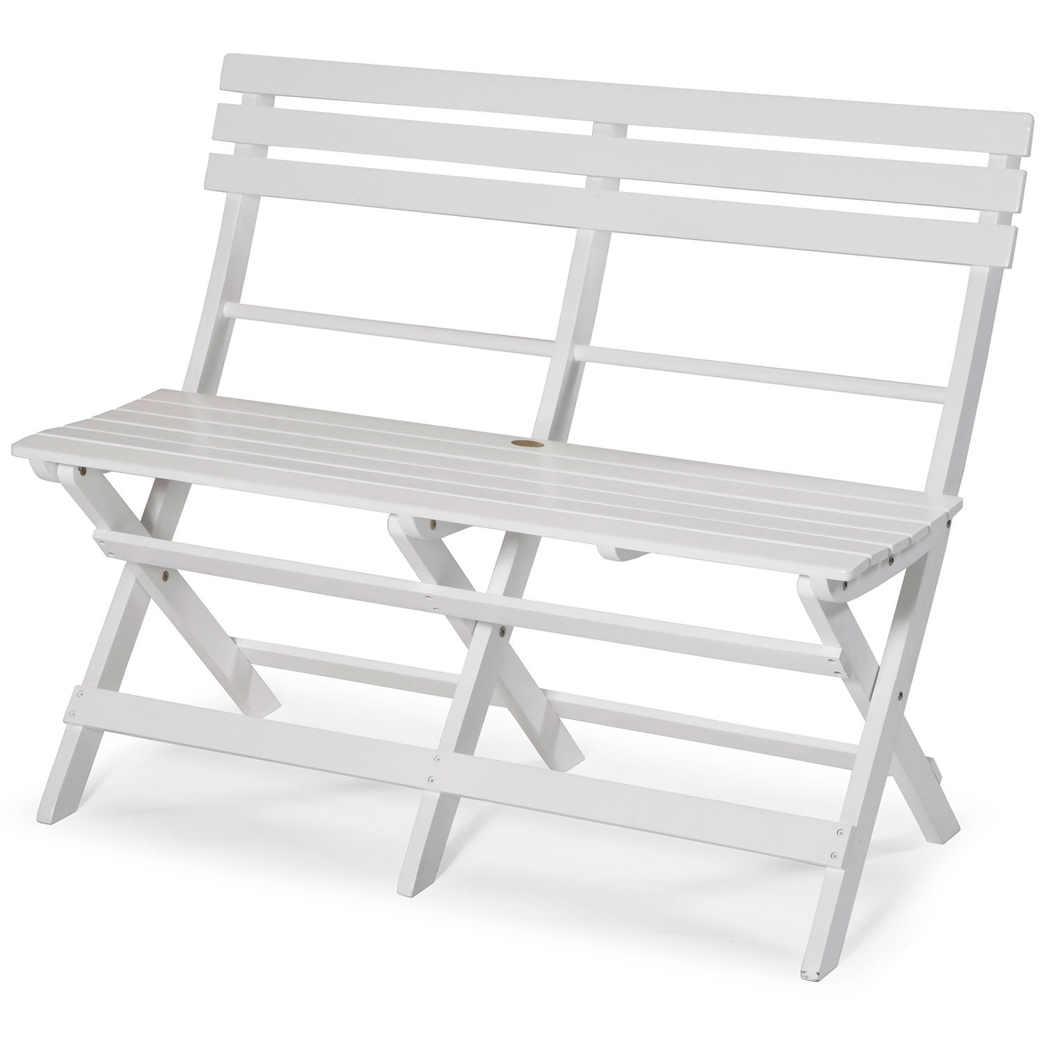 Åre soffa fällbar vit akacia 