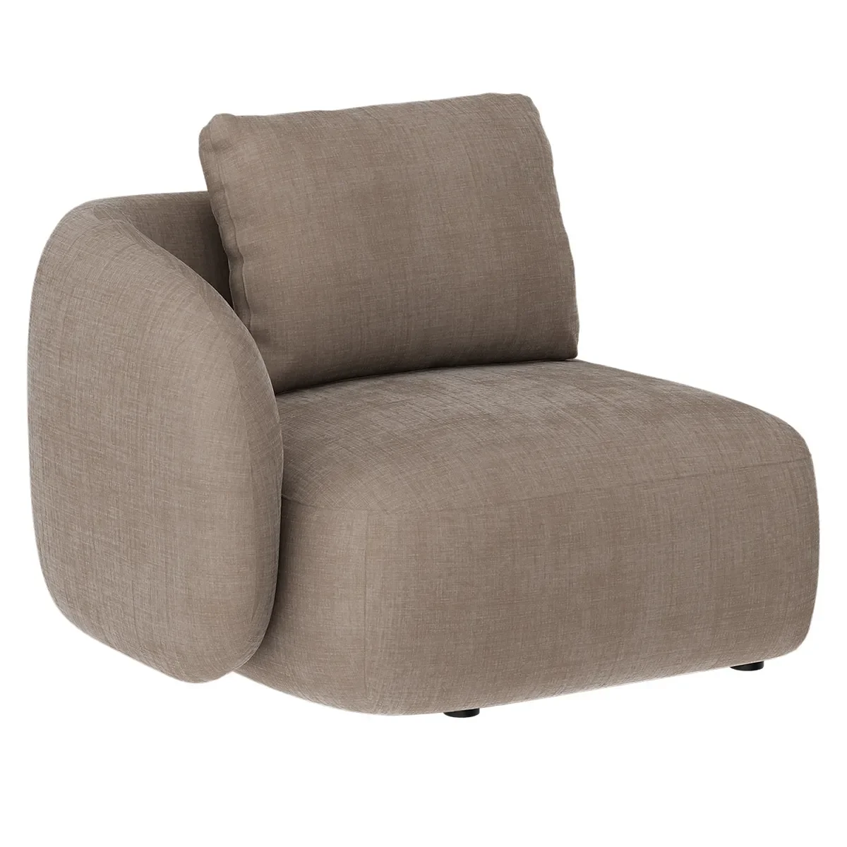 Dixon 1-sits sektion vänster Gabby taupe