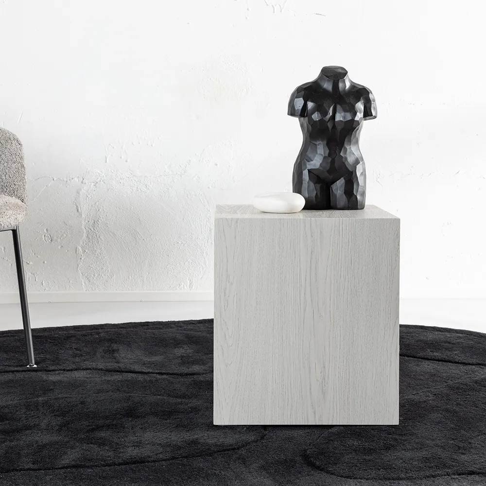 York Soffbord 40x40 cm Vitputsad