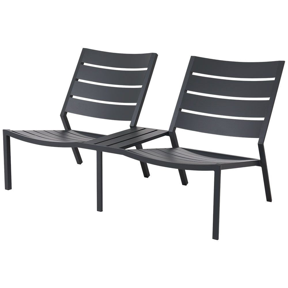 Delia duo soffa antracit 