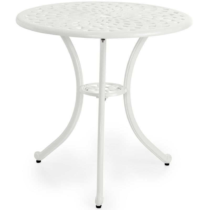 Arras cafébord 70 cm vit