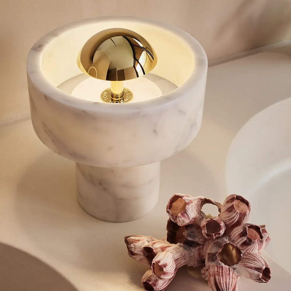 Stone Portabel lampa Gold LED