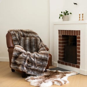 Hunter Pläd 140x220 cm Brown
