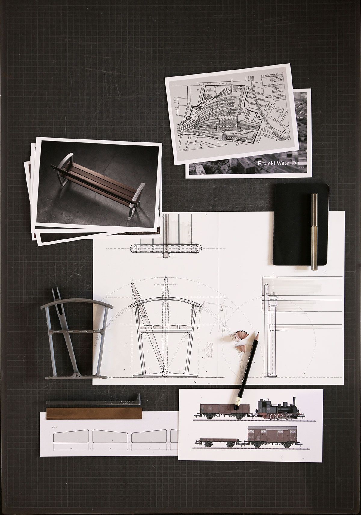 Waterloo svart aluminium