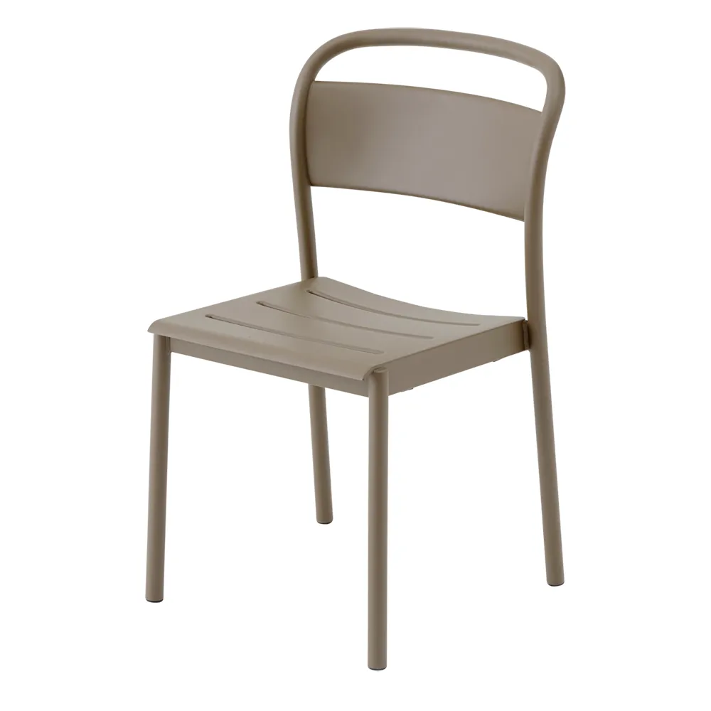 Linear Steel Matstol Taupe