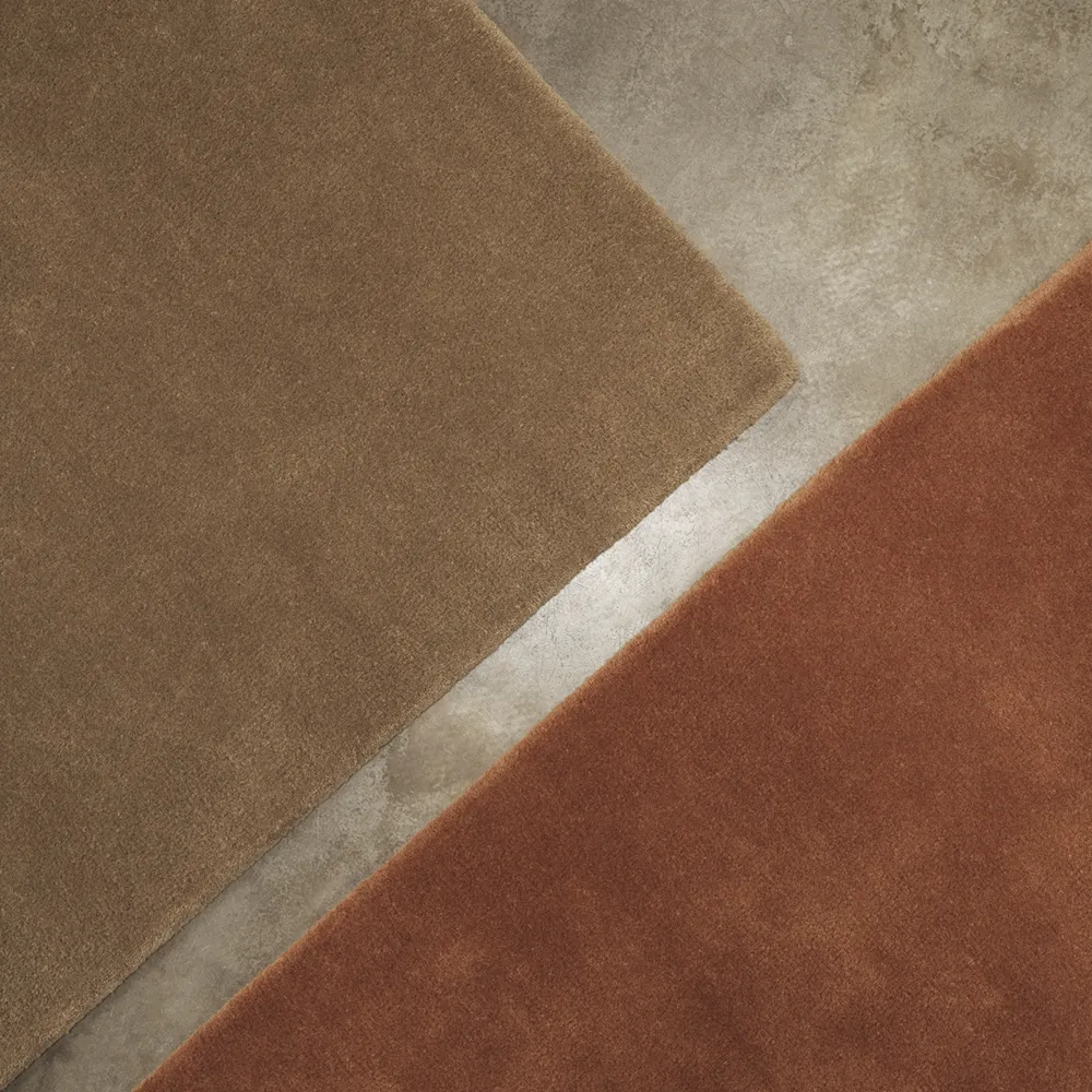 Stille Tufted Rug - 140 x 200 - Red Brown