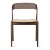 SM827 matstol Ek mockabrun lack oljad look