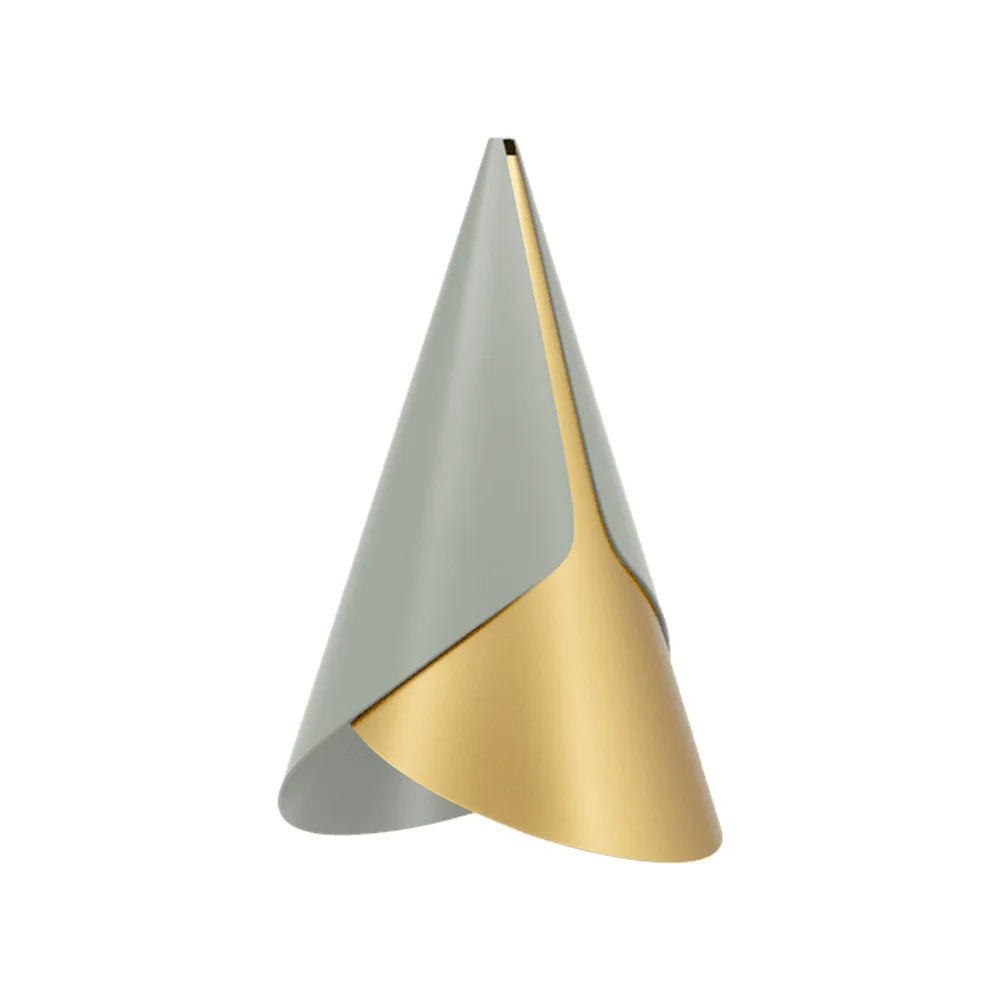 Cornet Lampskärm Nuance Olive/Brass
