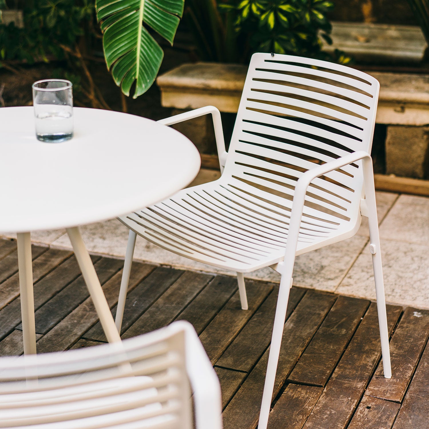 Zebra karmstol White