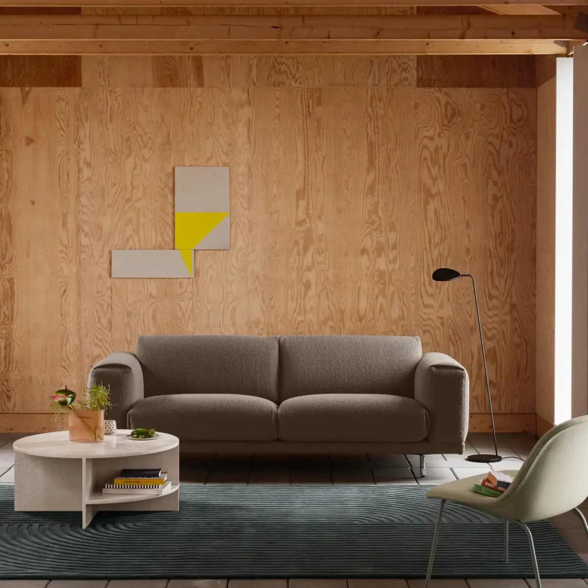 Relevo Matta Quattro - 170 x 240 cm - Mörkgrön