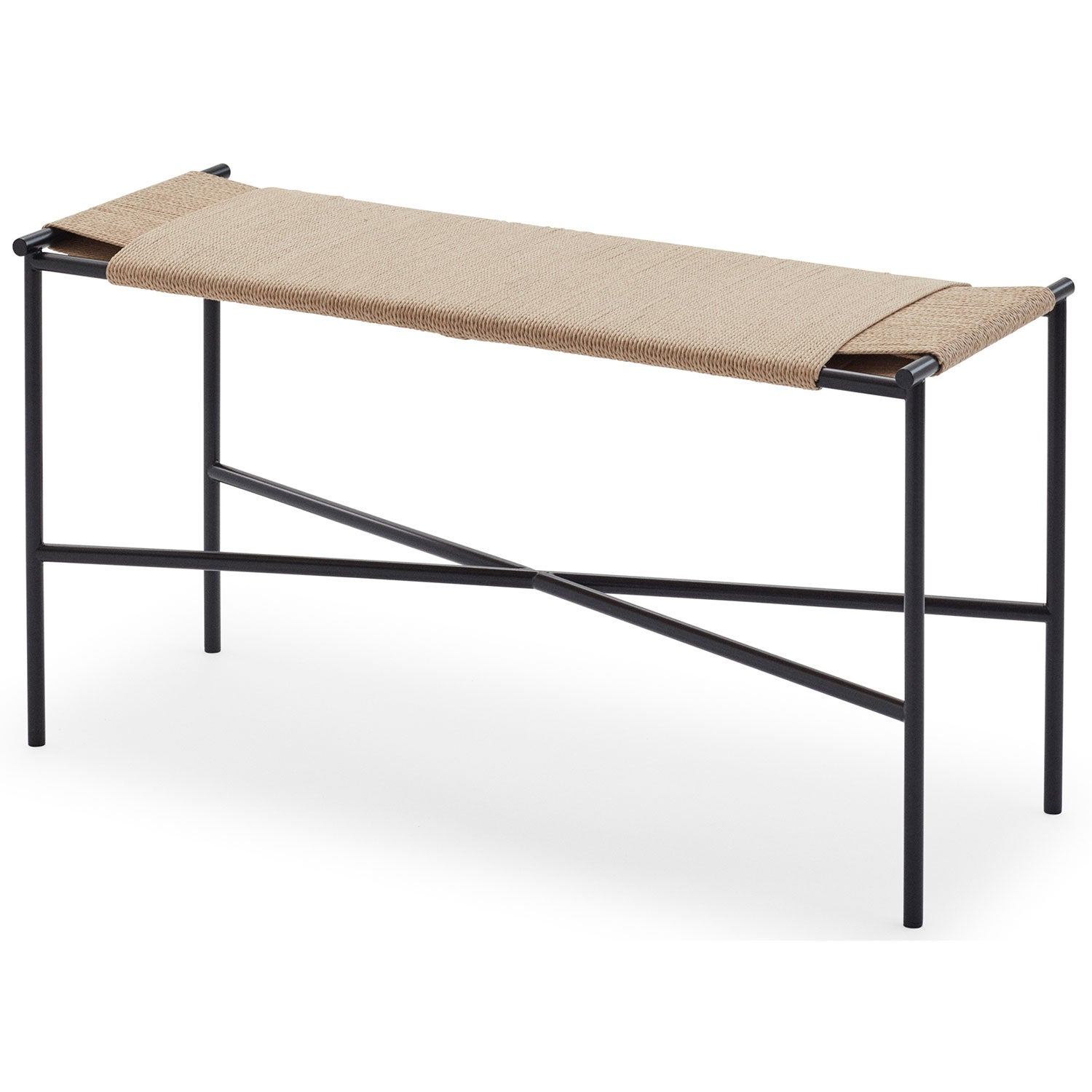 Vent bänk svart / rotting