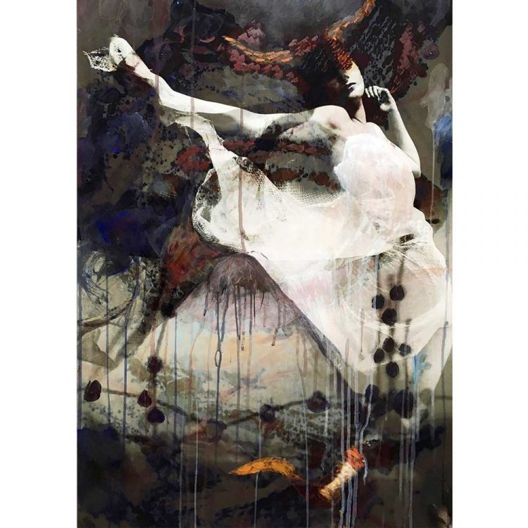 Väggdekor Entrapment 100 X 150 Cm