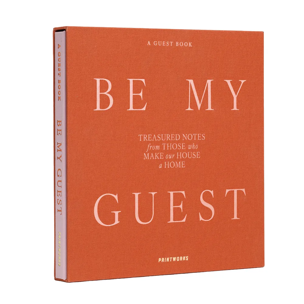 Gästbok Pink Be My Guest