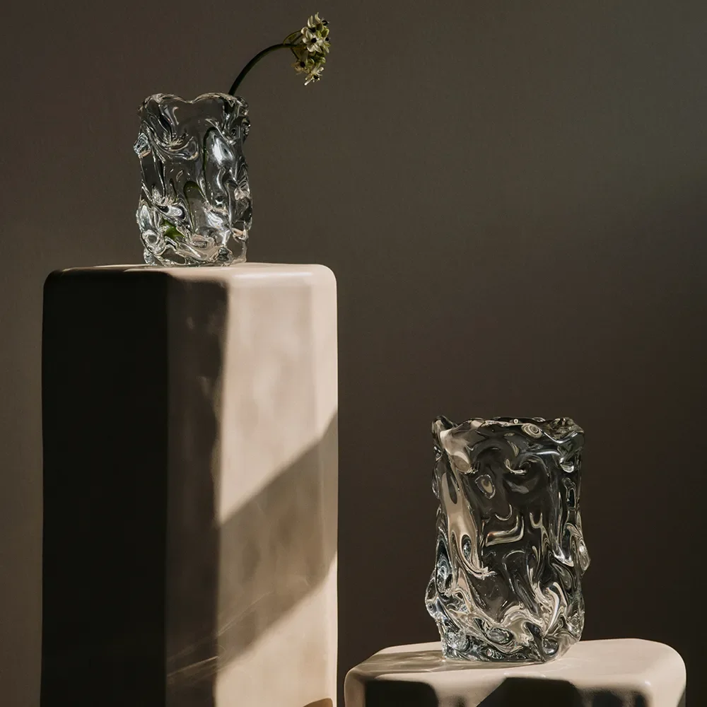 Munblåst Vas Virelle H 18 cm