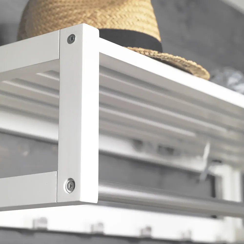 Confetti hatthylla 80x30 cm vit