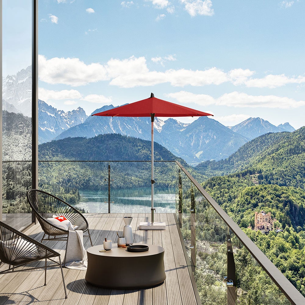 Alu-smart parasoll 200 cm Kat.4 461 Taupe 