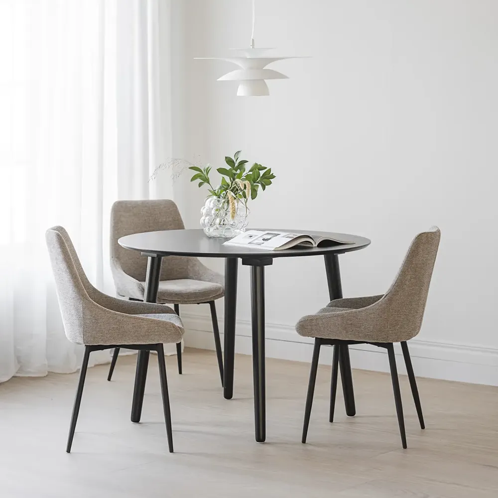 Sierra stol beige tyg