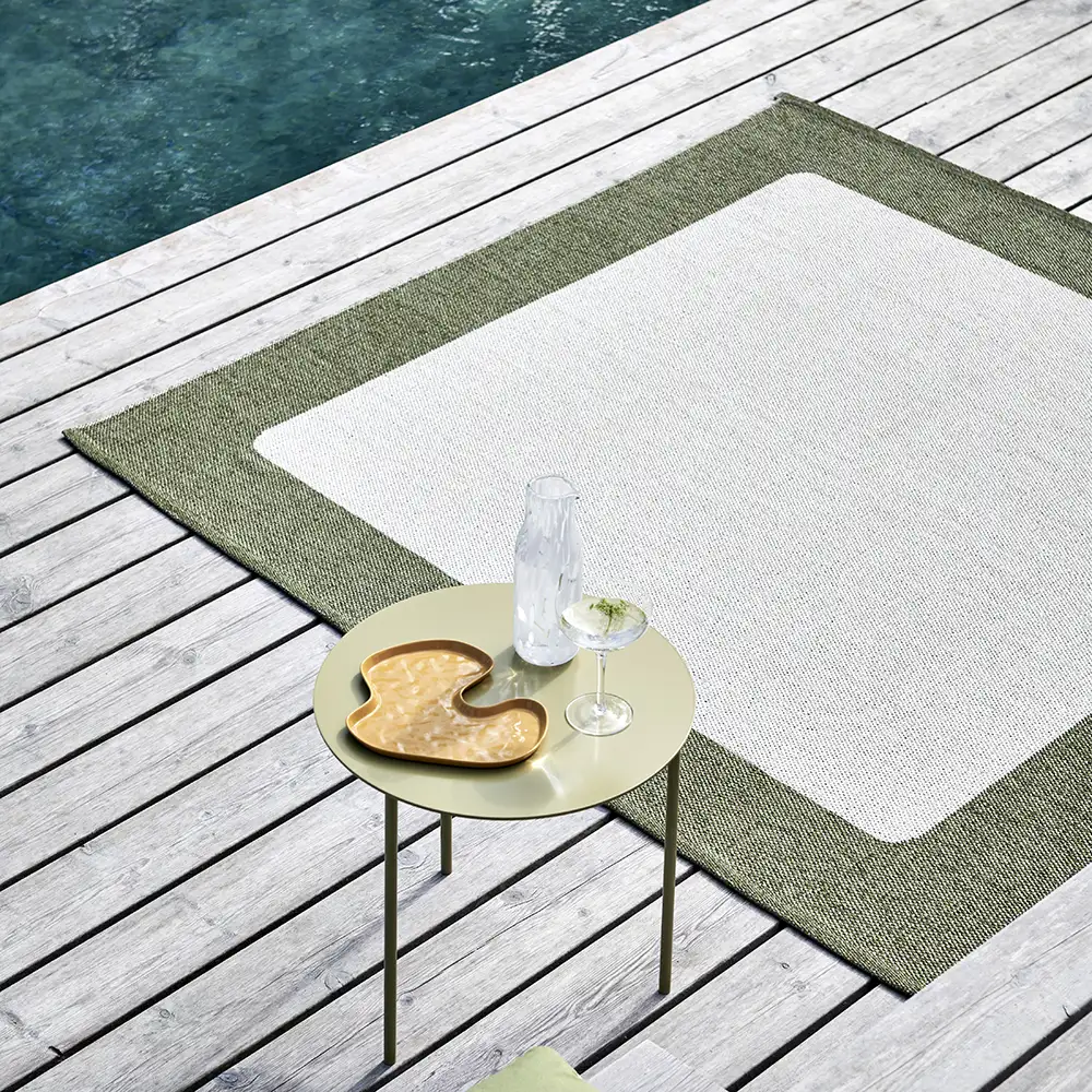 Ilda matta 180x180 cm pine / vanilla 