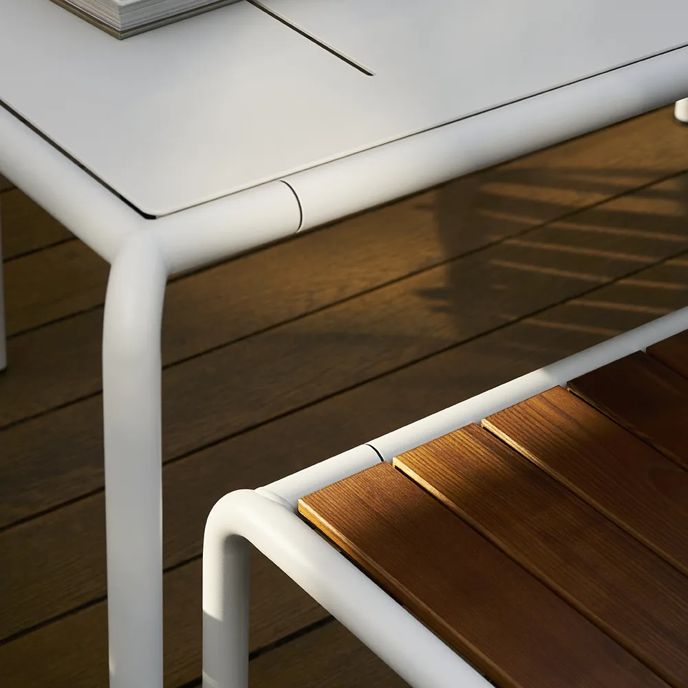 AVANTI Matbord 153x98 cm offwhite