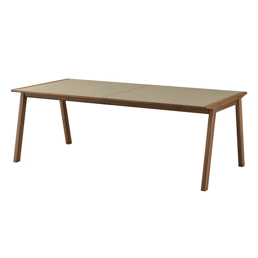 SM143 Matbord 100x209-305 cm Valnöt Lack/Nutmeg nanolaminat