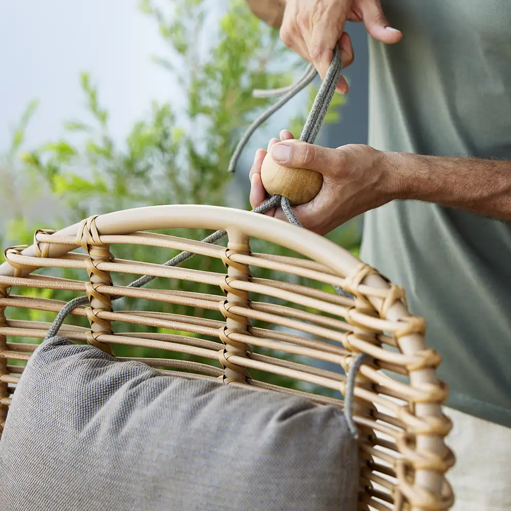 Hive nackkudde Taupe