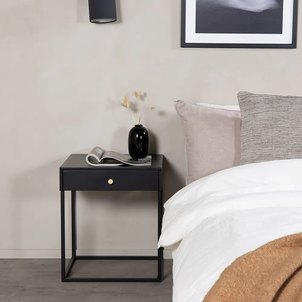 Bakal Sängbord svart