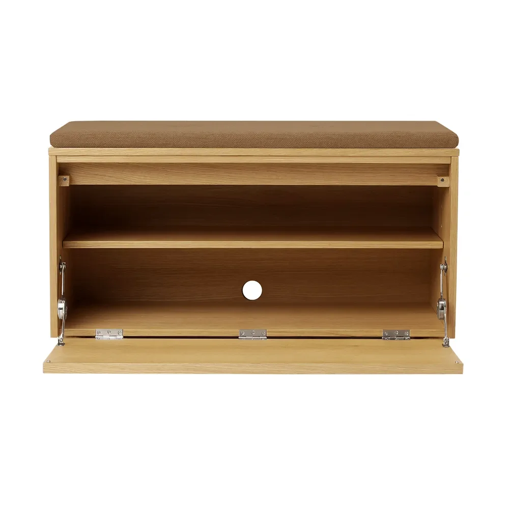 Förvaringsbänk Hideaway Ek – Sugar Brown