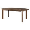 Comfort Circle Matbord med förlängning Dark Oak