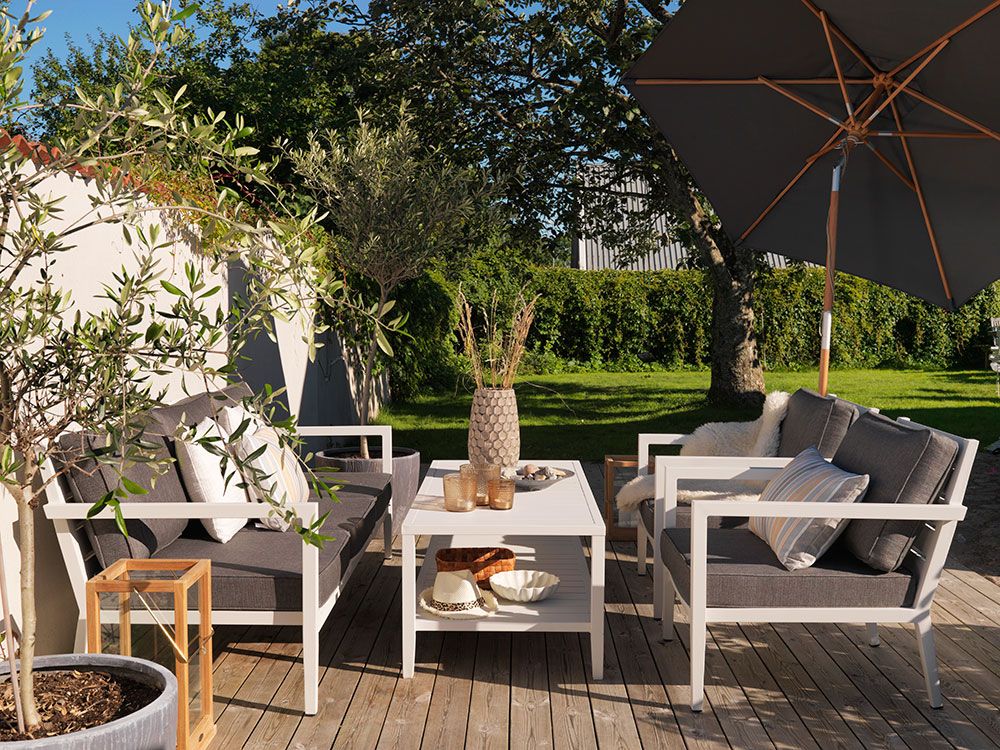 Chelles soffbord 65x143 cm svart 