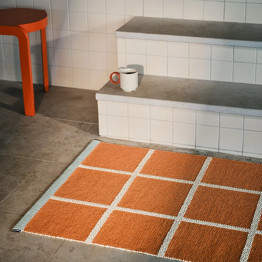 Vävd Matta Criss Pop Pale Orange