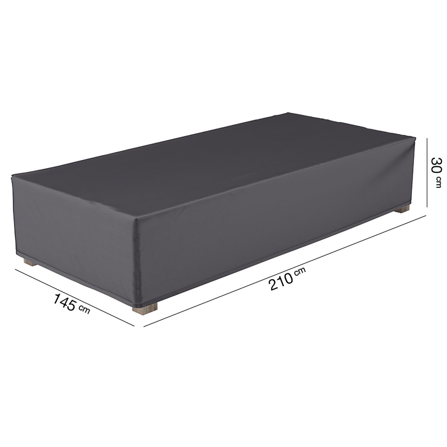 Möbelskydd till solsäng 145x210 cm 