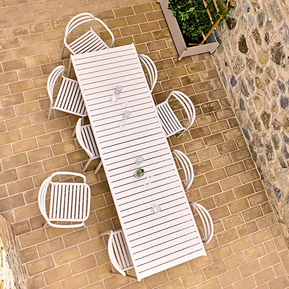 Bliss matbord tilläggsplatta inkl ben Sand aluminium