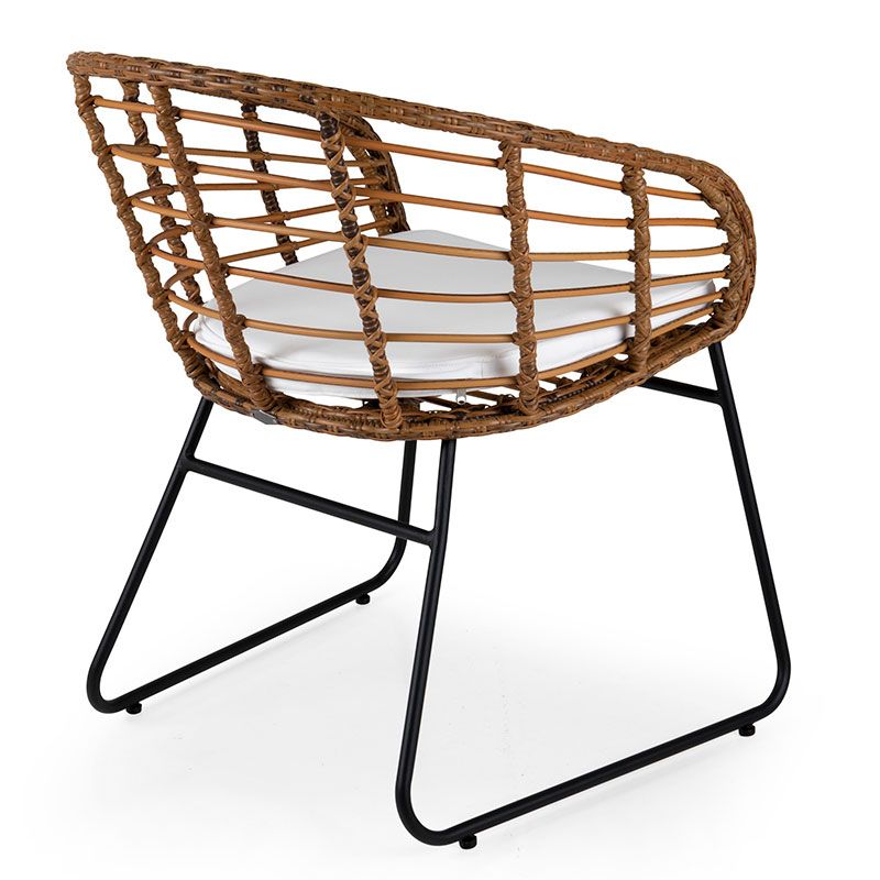 Covelo matstol natur/vit