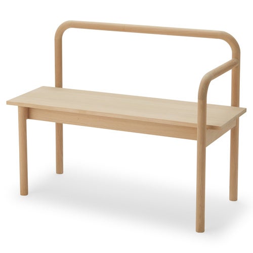 Maissi Bench White Soap Treatment Oak 