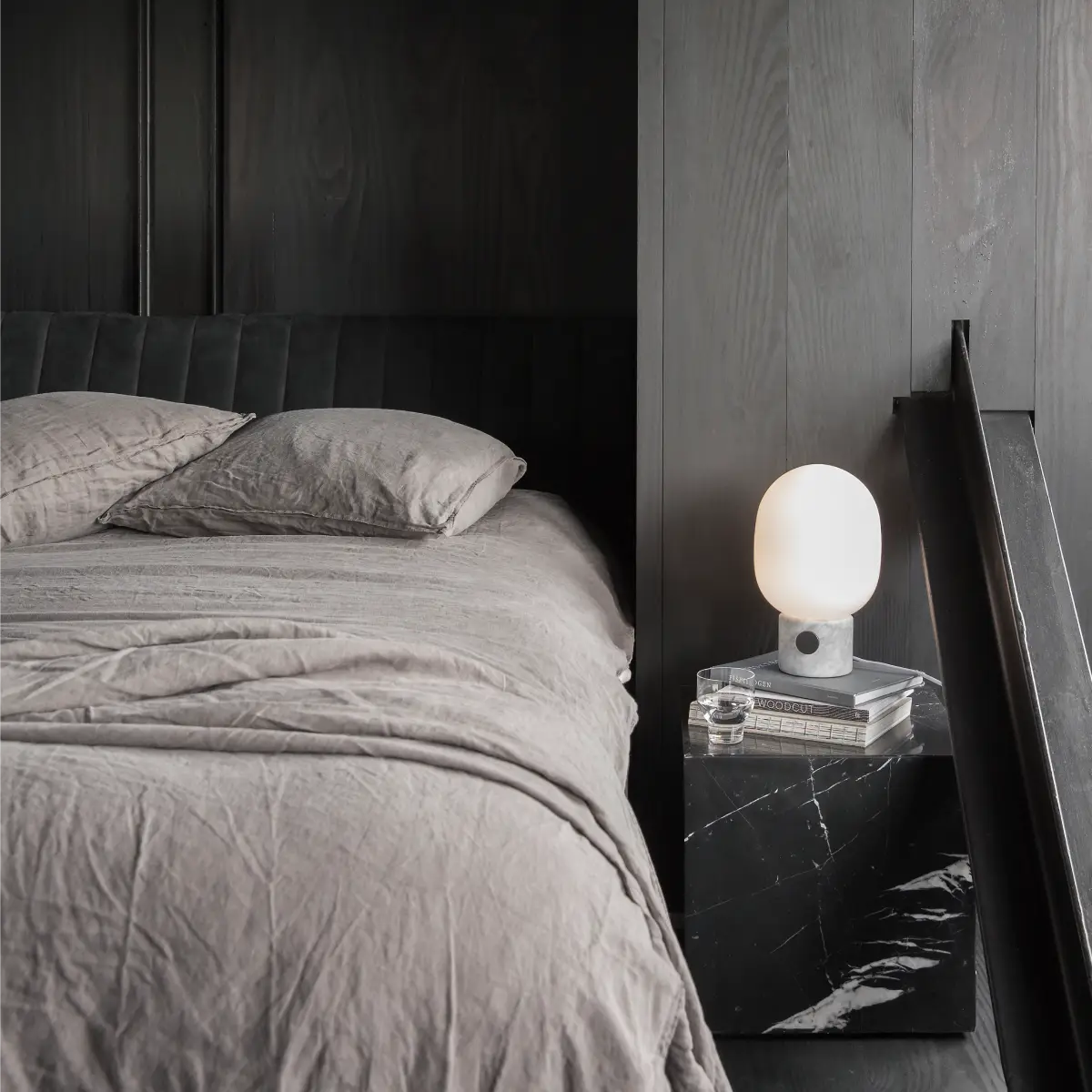 JWDA Bordslampa Cararra Marmor Large