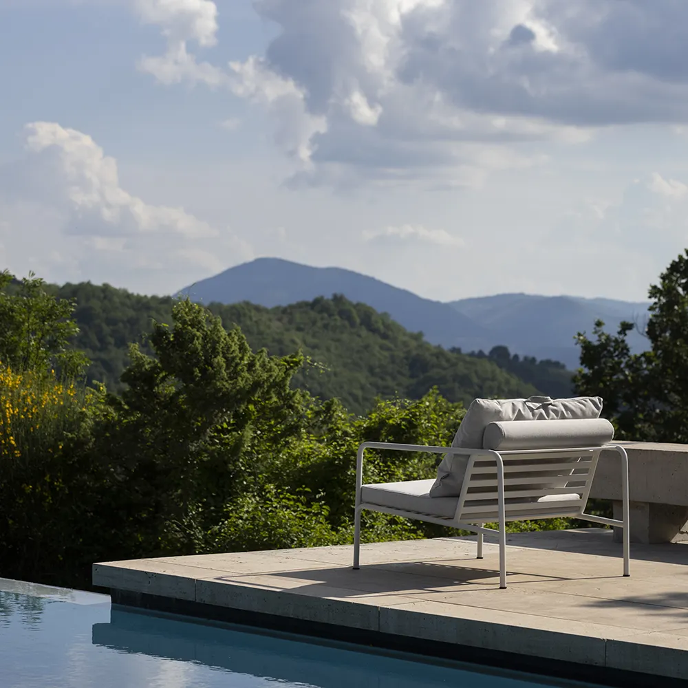 Avon Fåtölj Moss/White