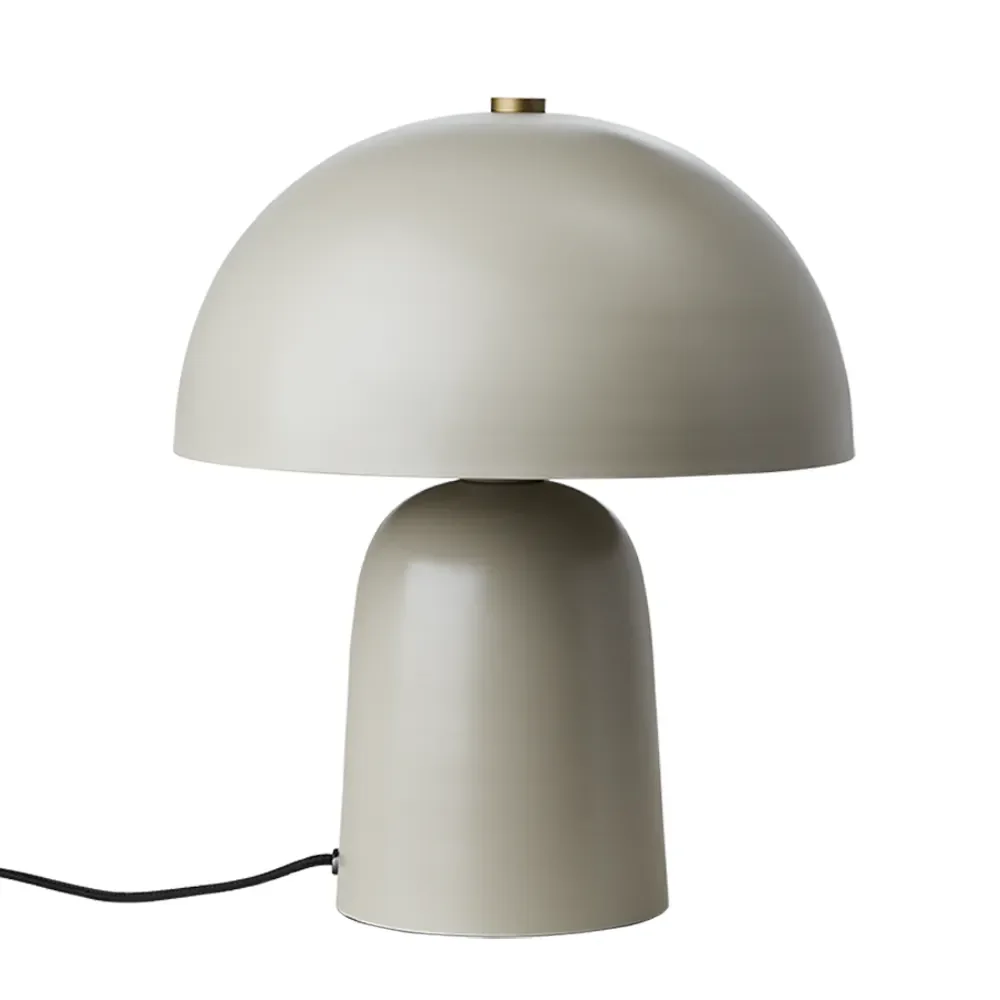 Fungi bordslampa beige 