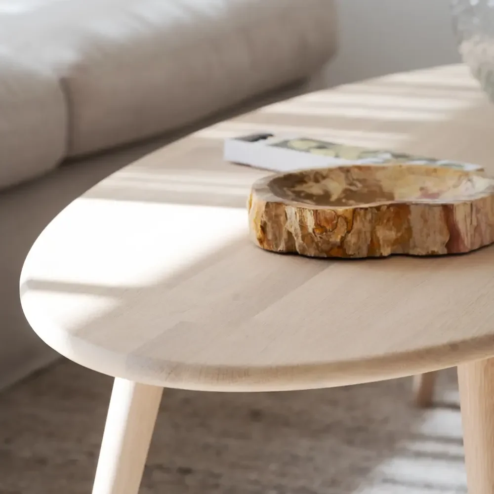 Tompkins soffbord 150x60 cm vitpigmenterad ek