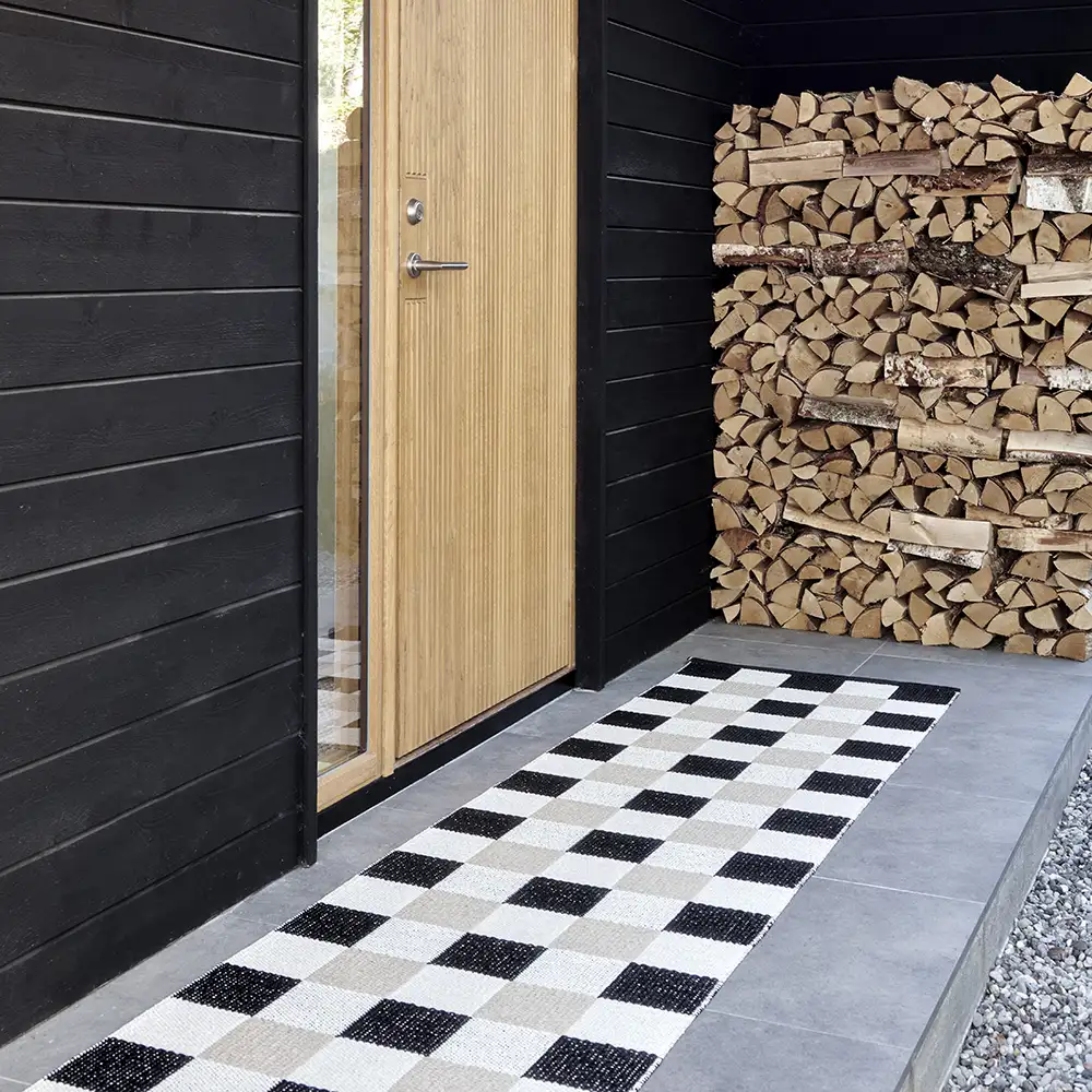 Pix matta 70x160 cm Black/Vanilla/Beige 